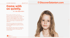 Desktop Screenshot of discoversatanism.com